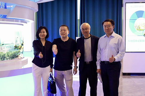 香港科技大学一行到访高新•创智谷（至乐汇）科技企业孵化器考察调研