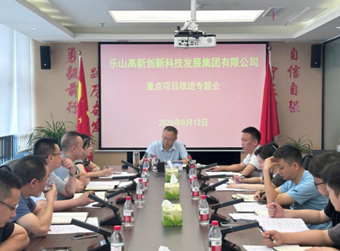 乐山高发展集团召开重点项目推进专题会加压奋进推动项目建设提质提速