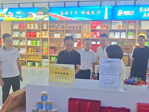 市商务局赴乐山高新区调研外贸综合服务平台